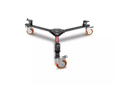 PROAIM Agile Heavy-duty Floor/Track Studio Dolly for Spiked Tripods