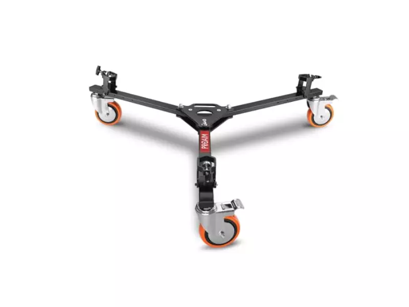 PROAIM Agile Heavy-duty Floor/Track Studio Dolly for Spiked Tripods Hire