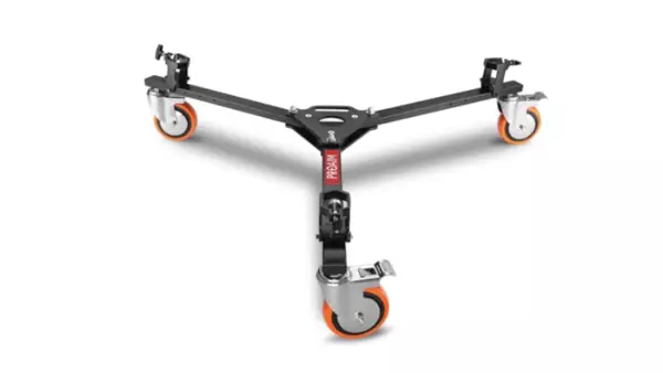 PROAIM Agile Heavy-duty Floor/Track Studio Dolly for Spiked Tripods