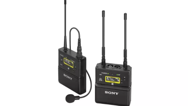 Sony RF Wireless Microphones with Lapel and Headset Mics