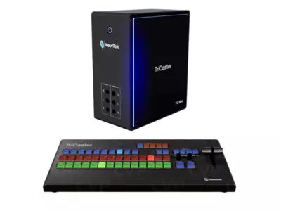 Tricaster Mini 4k with Newtek TC40Mini Control Surface V2