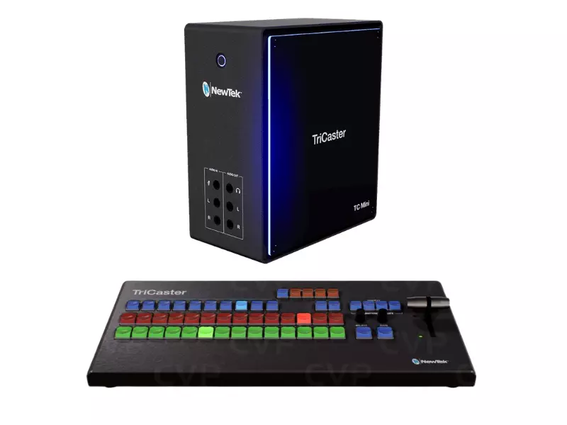 Tricaster Mini 4k with Newtek TC40Mini Control Surface V2 Hire