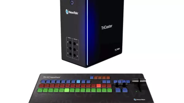 Tricaster Mini 4k with Newtek TC40Mini Control Surface V2